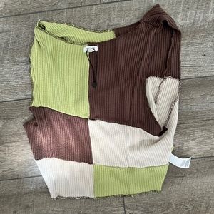 GARAGE Large Multicolor Women’s Cropped Tanktop